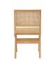 Καρέκλα Brenin φυσικό rubberwood 45x56x82εκ Υλικό: RUBBER WOOD - RATTAN 263-000023