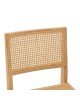 Καρέκλα Brenin φυσικό rubberwood 45x56x82εκ Υλικό: RUBBER WOOD - RATTAN 263-000023