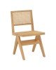 Καρέκλα Brenin φυσικό rubberwood 45x56x82εκ Υλικό: RUBBER WOOD - RATTAN 263-000023