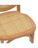 Καρέκλα Camil φυσικό ξύλο οξιάς-φυσικό rattan 45x50x94εκ Υλικό: BEECH-RATTAN 263-000030