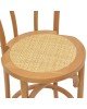 Σκαμπό μπαρ Thonet φυσικό ξύλο οξιάς-έδρα φυσικό rattan 41x50x105εκ Υλικό: BEECH WOOD - RATTAN SEAT 263-000039