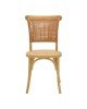 Καρέκλα Karley φυσικό ξύλο οξιάς-έδρα φυσικό rattan 48x52x89εκ Υλικό: BEECH WOOD - RATTAN SEAT 263-000041