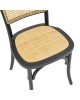 Καρέκλα Zozele φυσικό rattan pe-μαύρο toon wood 45x51x88εκ Υλικό: TOONWOOD - ROPE 263-000043