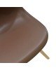 Καρέκλα Julita PP καφέ-φυσικό πόδι 46x50x82εκ Υλικό: PP 1900g/m³- BEECH WOOD-METAL 271-000014