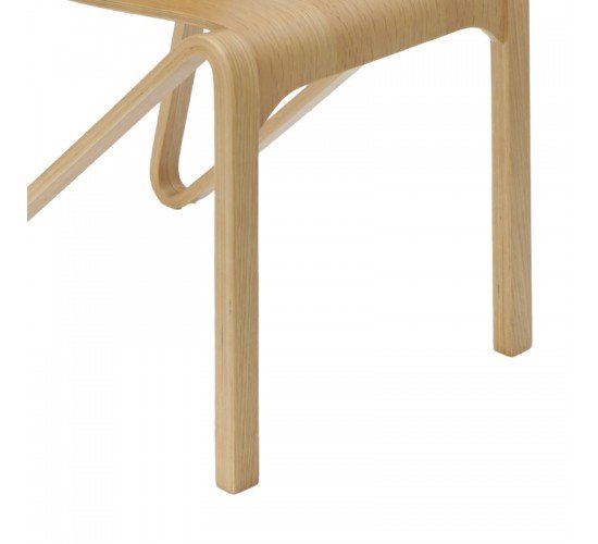 Καρέκλα Artur φυσικό δρυς ξύλο 45x55x79εκ Υλικό: FRAME SOLID BEECH WOOD- BACK PLYWOOD - ROPE 281-000005