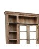 Βιβλιοθήκη Librardy Inart lime wash μασίφ mango ξύλο 247x35x220εκ Υλικό: MANGO WOOD 293-000002