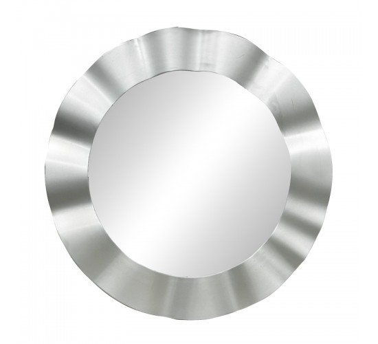 Καθρέπτης Perfor Inart ασημί pp Φ55x2.5εκ Υλικό: PP - GLASS 298-000006