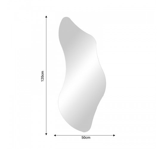 Καθρέπτης Unit Inart 50x1x120εκ Υλικό: GLASS 298-000031