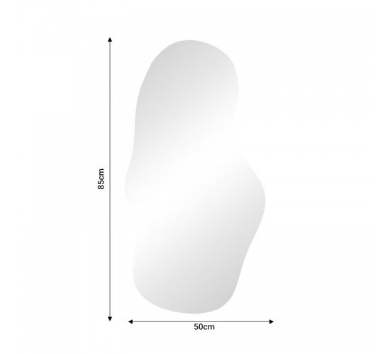 Καθρέπτης Polen Inart γυαλί 50x1x85εκ Υλικό: GLASS 298-000032