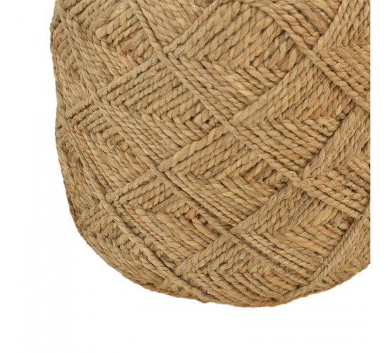 Σκαμπό Vladir Inart φυσικό 100%  γιούτα 40x40x40εκ Υλικό: WOOD-100%  JUTE 302-000023