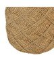 Σκαμπό Vladir Inart φυσικό 100%  γιούτα 40x40x40εκ Υλικό: WOOD-100%  JUTE 302-000023