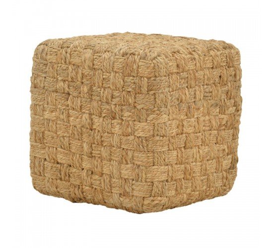 Σκαμπό Aropion Inart μπεζ 100%  γιούτα 40x40x40εκ Υλικό: 100%  JUTE 302-000029