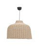 Φωτιστικό οροφής Ziquel Inart rattan σε φυσική απόχρωση Φ60x99εκ Υλικό: STRAW 313-000035