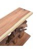 Κονσόλα Nasiol Inart φυσικό μασίφ ξύλο teak 120x40x75εκ Υλικό: SUARWOOD. TEAKROOT 315-000008