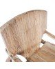 Πολυθρόνα Brazin φυσικό teak ξύλο 72x71x77εκ Υλικό: TEAK WOOD 335-000001