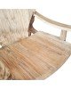 Πολυθρόνα Brazin φυσικό teak ξύλο 72x71x77εκ Υλικό: TEAK WOOD 335-000001