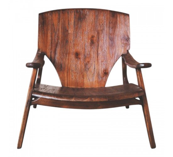 Πολυθρόνα Brazin καρυδί teak ξύλο 72x71x77εκ Υλικό: TEAK WOOD 335-000002