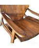 Πολυθρόνα Brazin καρυδί teak ξύλο 72x71x77εκ Υλικό: TEAK WOOD 335-000002