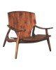 Πολυθρόνα Brazin καρυδί teak ξύλο 72x71x77εκ Υλικό: TEAK WOOD 335-000002