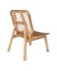 Καρέκλα Viborg φυσικό teak ξύλο-φυσικό rattan 60x75x87εκ Υλικό: TEAK WOOD - RATTAN 335-000003