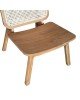 Καρέκλα Viborg φυσικό teak ξύλο-φυσικό rattan 60x75x87εκ Υλικό: TEAK WOOD - RATTAN 335-000003