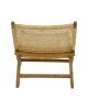 Καρέκλα Jerenze φυσικό teak ξύλο-rattan 65x78x68εκ Υλικό: TEAKWOOD - RATTAN 336-000010