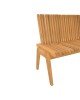 Παγκάκι Jey teak ξύλο σε φυσική απόχρωση 150x45x40εκ Υλικό: TEAK WOOD 340-000016