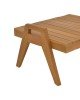 Τραπέζι Kally teak ξύλο σε φυσική απόχρωση 60x50x34εκ Υλικό: TEAK WOOD 340-000023