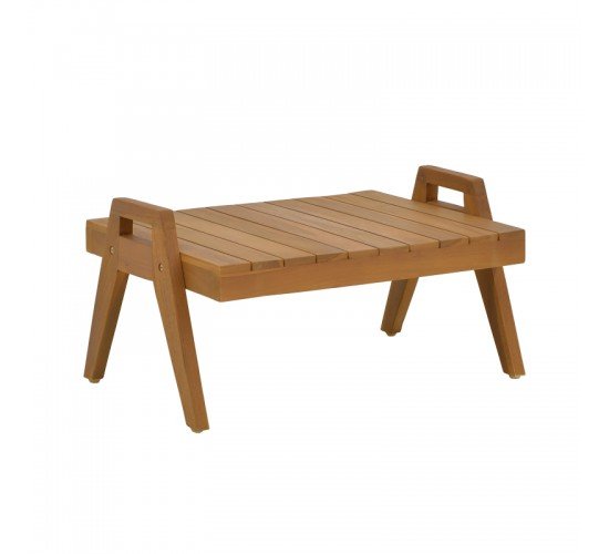 Τραπέζι Kally teak ξύλο σε φυσική απόχρωση 60x50x34εκ Υλικό: TEAK WOOD 340-000023