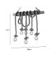 Φωτιστικό οροφής Ropily ΙI φυσικό χρώμα σχοινί 80x15x100εκ Υλικό: ROPE 342-000048