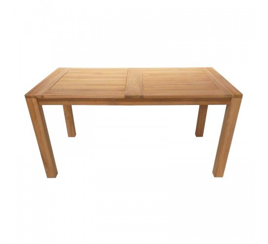 Τραπέζι Pablo teak ξύλο σε φυσική απόχρωση 160x90x76εκ Υλικό: TEAK WOOD 343-000010