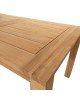 Τραπέζι Pablo teak ξύλο σε φυσική απόχρωση 160x90x76εκ Υλικό: TEAK WOOD 343-000010