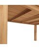 Τραπέζι Pablo teak ξύλο σε φυσική απόχρωση 160x90x76εκ Υλικό: TEAK WOOD 343-000010