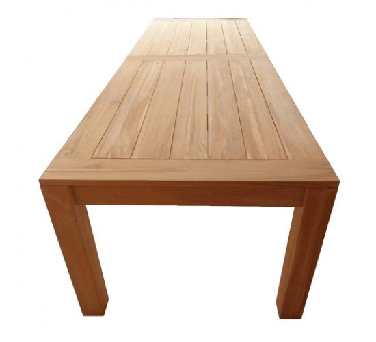 Τραπέζι Pablo teak ξύλο σε φυσική απόχρωση 240x100x76εκ Υλικό: TEAK WOOD 343-000016