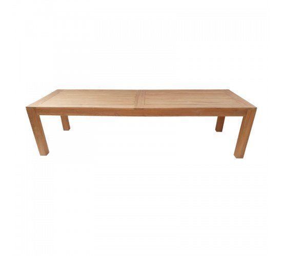 Τραπέζι Pablo teak ξύλο σε φυσική απόχρωση 240x100x76εκ Υλικό: TEAK WOOD 343-000016