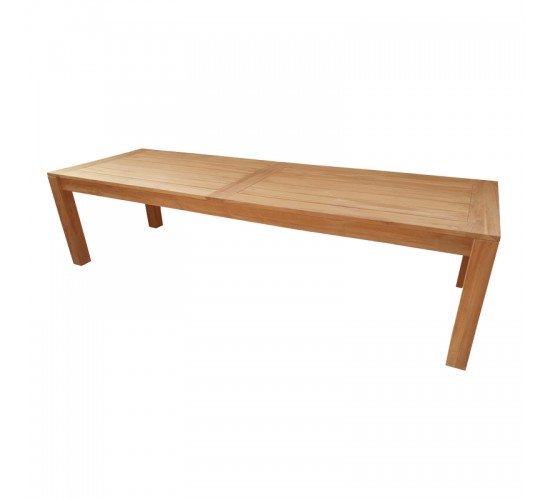 Τραπέζι Pablo teak ξύλο σε φυσική απόχρωση 240x100x76εκ Υλικό: TEAK WOOD 343-000016