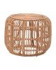 Σκαμπό Rajesty rattan pe σε φυσική απόχρωση Φ60x46εκ Υλικό: RATTAN PE 344-000010