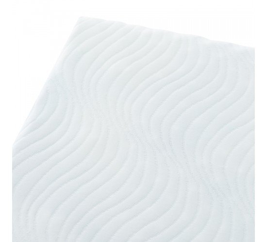 Ανώστρωμα Casmeriane λευκό ύφασμα-memory foam 90x190x5εκ Υλικό: POLYESTER FABRIC - MEMORY FOAM 348-000007