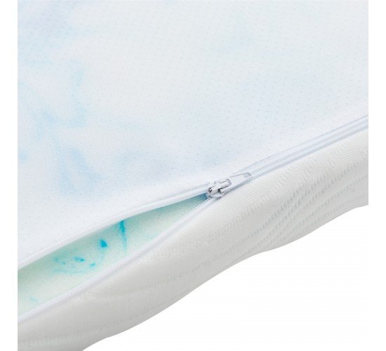 Ανώστρωμα Casmeriane λευκό ύφασμα-memory foam 90x190x5εκ Υλικό: POLYESTER FABRIC - MEMORY FOAM 348-000007