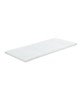 Ανώστρωμα Casmeriane λευκό ύφασμα-memory foam 90x190x5εκ Υλικό: POLYESTER FABRIC - MEMORY FOAM 348-000007