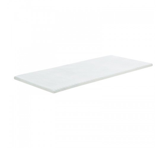 Ανώστρωμα Casmeriane roll pack λευκό ύφασμα-memory foam 120x200x5εκ Υλικό: POLYESTER FABRIC - MEMORY FOAM 348-000009