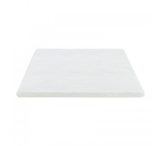 Ανώστρωμα Casmeriane roll pack λευκό ύφασμα-memory foam 140x200x5εκ Υλικό: POLYESTER FABRIC - MEMORY FOAM 348-000010