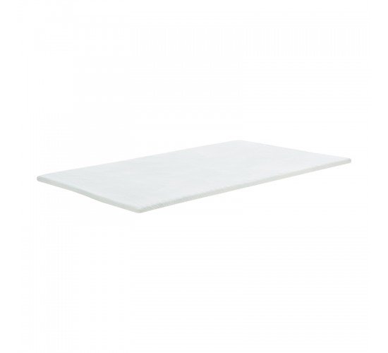 Ανώστρωμα Casmeriane roll pack λευκό ύφασμα-memory foam 150x200x5εκ Υλικό: POLYESTER FABRIC - MEMORY FOAM 348-000011