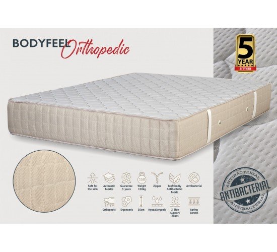 KPS ΣΤΡΩΜΑ BODYFEEL ORTHOPEDIC 090X200X30EK ANTIBACTERIAL 08.02.197 5342