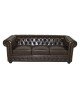 ΚΑΝΑΠΕΣ 3ΘΕΣΙΟΣ T.CHESTERFIELD HM3009.01 ΤΕΧΝΟΔΕΡΜΑ ΣΚΟΥΡΟ ΚΑΦΕ 208x90x73Υ εκ. 3θέσιος