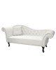 ΑΝΑΚΛΙΝΔΡΟ T.CHESTERFIELD  HM3007.02 PU ΛΕΥΚΟ ΑΡ. ΜΠΡΑΤΣΟ 190x61x84Yεκ.