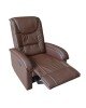 ΠΟΛΥΘΡΟΝΑ RELAX ΜΕ ΜΗΧΑΝΙΣΜΟ MASSAGE ROCCA HM0026.03 PU ΚΑΦΕ ΣΚΟΥΡΟ 80x96x97 εκ.