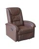 ΠΟΛΥΘΡΟΝΑ RELAX ΜΕ ΜΗΧΑΝΙΣΜΟ MASSAGE ROCCA HM0026.03 PU ΚΑΦΕ ΣΚΟΥΡΟ 80x96x97 εκ.