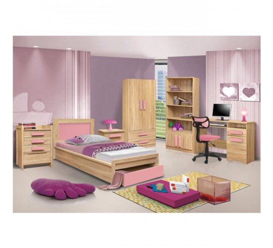 ΣΥΡΤΑΡΙΕΡΑ PLAYROOM SONAMA-ΡΟΖ HM10217.03 63Χ40Χ80εκ. Μονό