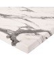 ΕΠΙΦΑΝΕΙΑ ΤΡΑΠΕΖΙΟΥ WERZALIT 70Χ70Χ3.5εκ. MARBLE WHITE-GREY 5657 HM5230.11